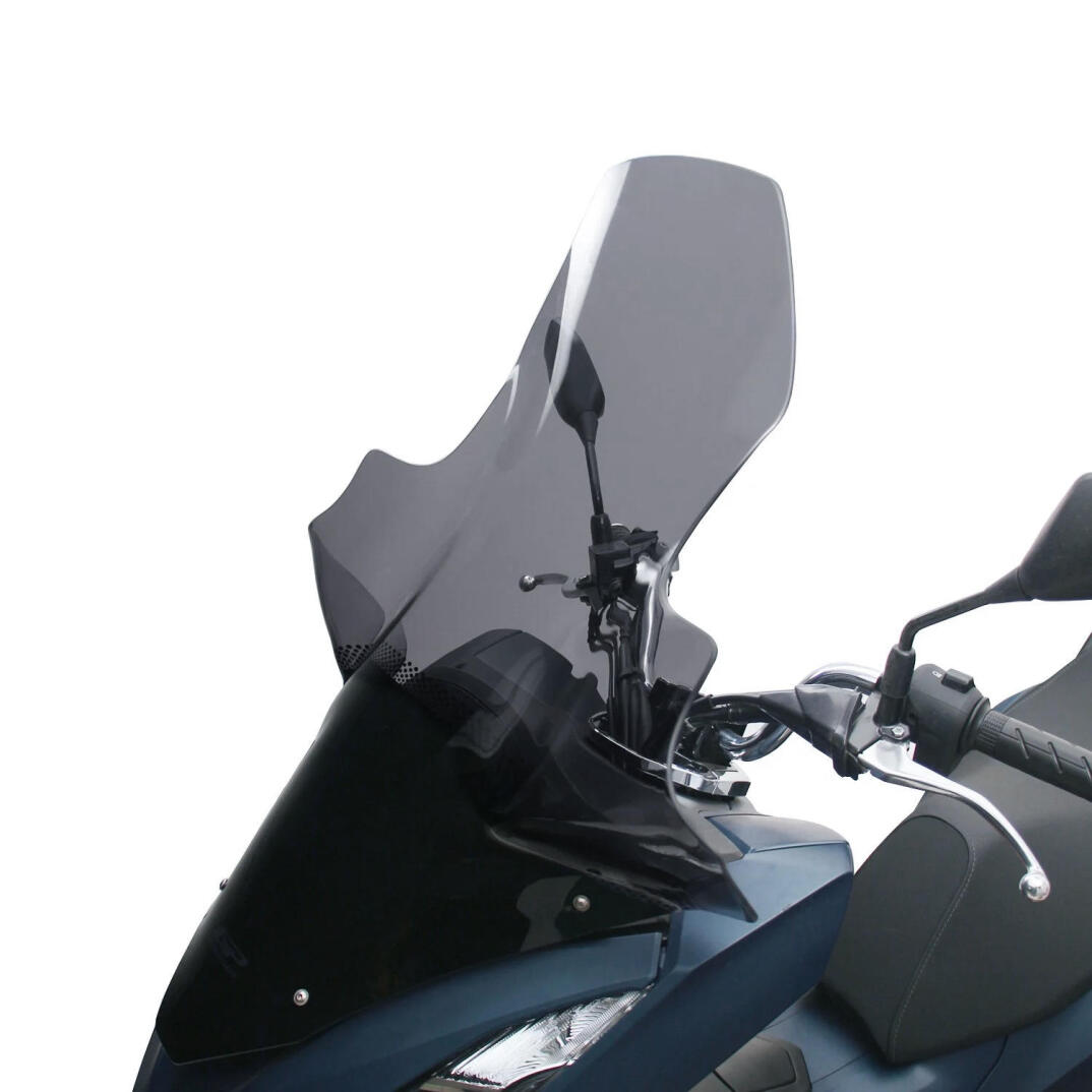 GP Kompozit Honda PCX 125 / 150 2021-2024 Uyumlu Elcikli Ön Cam Füme - 5