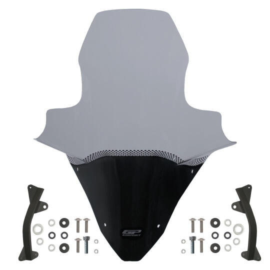 GP Kompozit Honda PCX 125 / 150 2021-2024 Uyumlu Elcikli Ön Cam Füme - 7