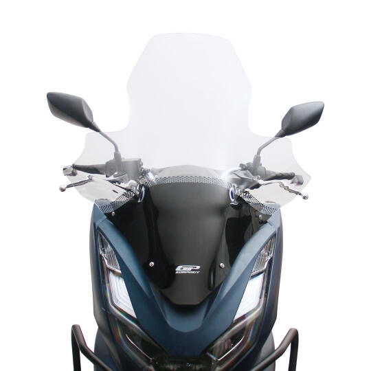 GP Kompozit Honda PCX 125 / 150 2021-2024 Uyumlu Elcikli Ön Cam Şeffaf - 3