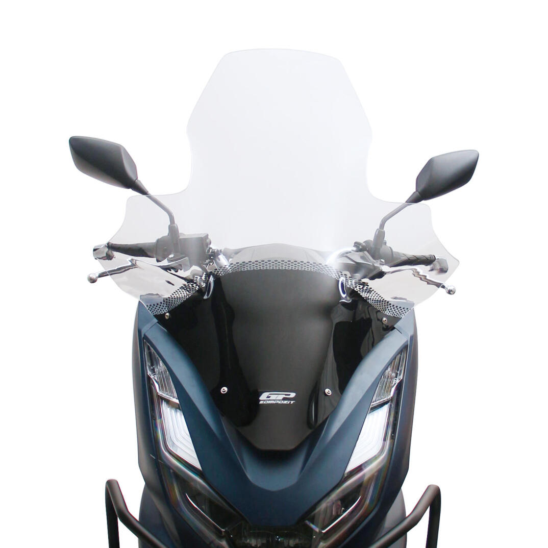 GP Kompozit Honda PCX 125 / 150 2021-2024 Uyumlu Elcikli Ön Cam Şeffaf - 3