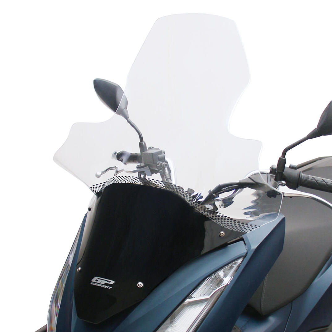 GP Kompozit Honda PCX 125 / 150 2021-2024 Uyumlu Elcikli Ön Cam Şeffaf - 4
