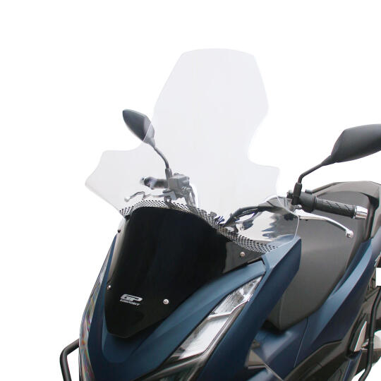 GP Kompozit Honda PCX 125 / 150 2021-2024 Uyumlu Elcikli Ön Cam Şeffaf - 5