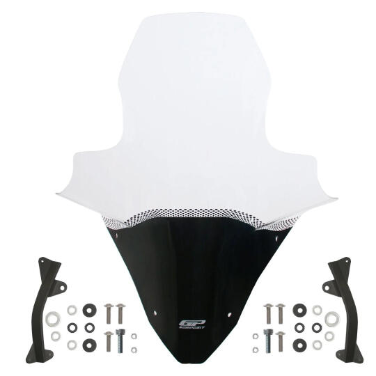 GP Kompozit Honda PCX 125 / 150 2021-2024 Uyumlu Elcikli Ön Cam Şeffaf - 7
