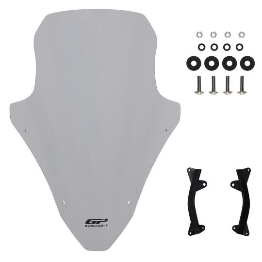 GP Kompozit Honda PCX 125 / 150 2021-2024 Uyumlu Ön Cam Gri - 5