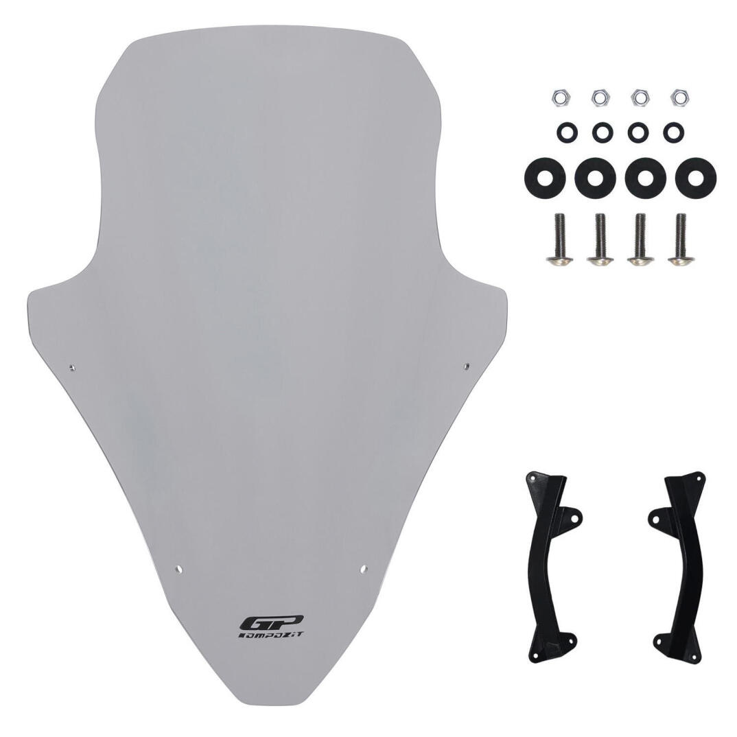 GP Kompozit Honda PCX 125 / 150 2021-2024 Uyumlu Ön Cam Gri - 5