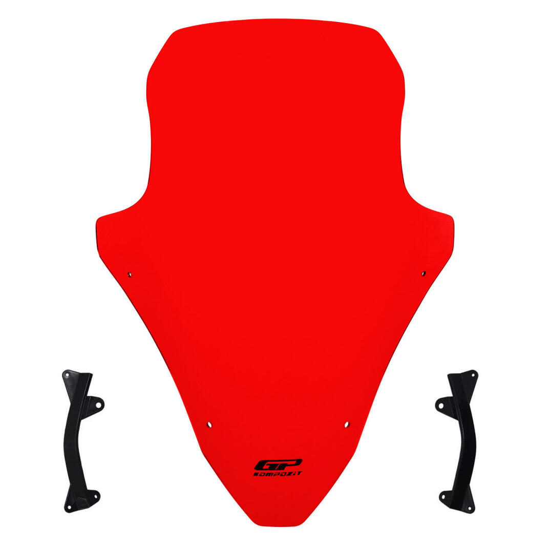 GP Kompozit Honda PCX 125 / 150 2021-2024 Uyumlu Ön Cam Kırmızı - 1