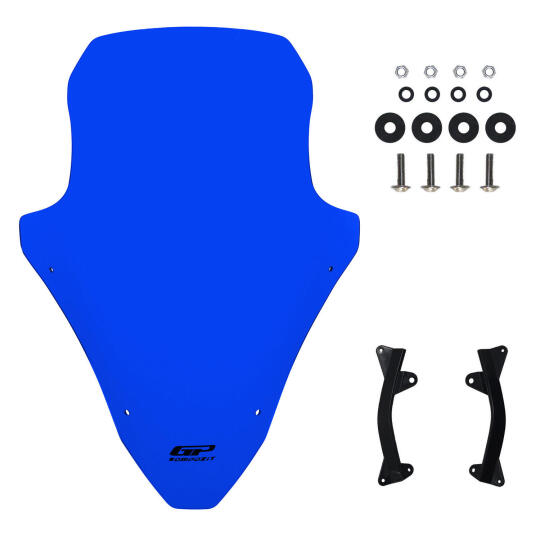GP Kompozit Honda PCX 125 / 150 2021-2024 Uyumlu Ön Cam Mavi - 5
