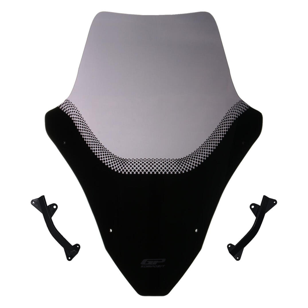 GP Kompozit Honda PCX 125 / 150 2021-2024 Uyumlu Spor Ön Cam Füme - 1