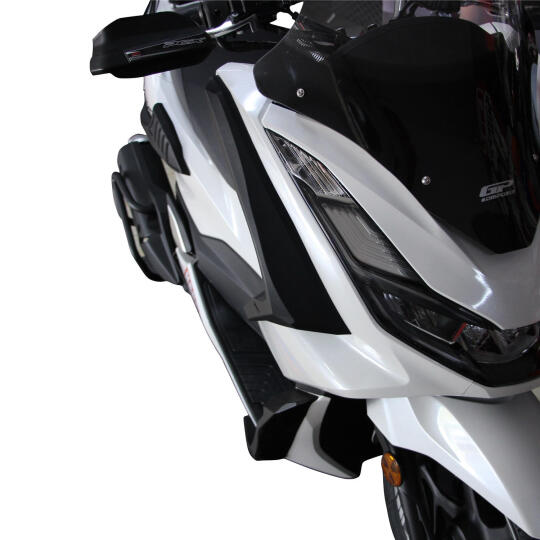 GP Kompozit Honda PCX 125 / 150 2021-2024 Uyumlu Üst Bacak Koruma Siyah - 4