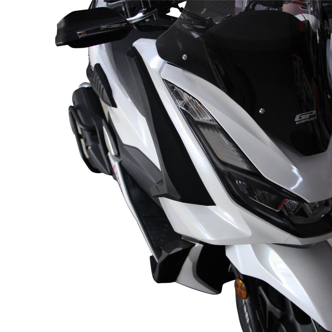 GP Kompozit Honda PCX 125 / 150 2021-2024 Uyumlu Üst Bacak Koruma Siyah - 4