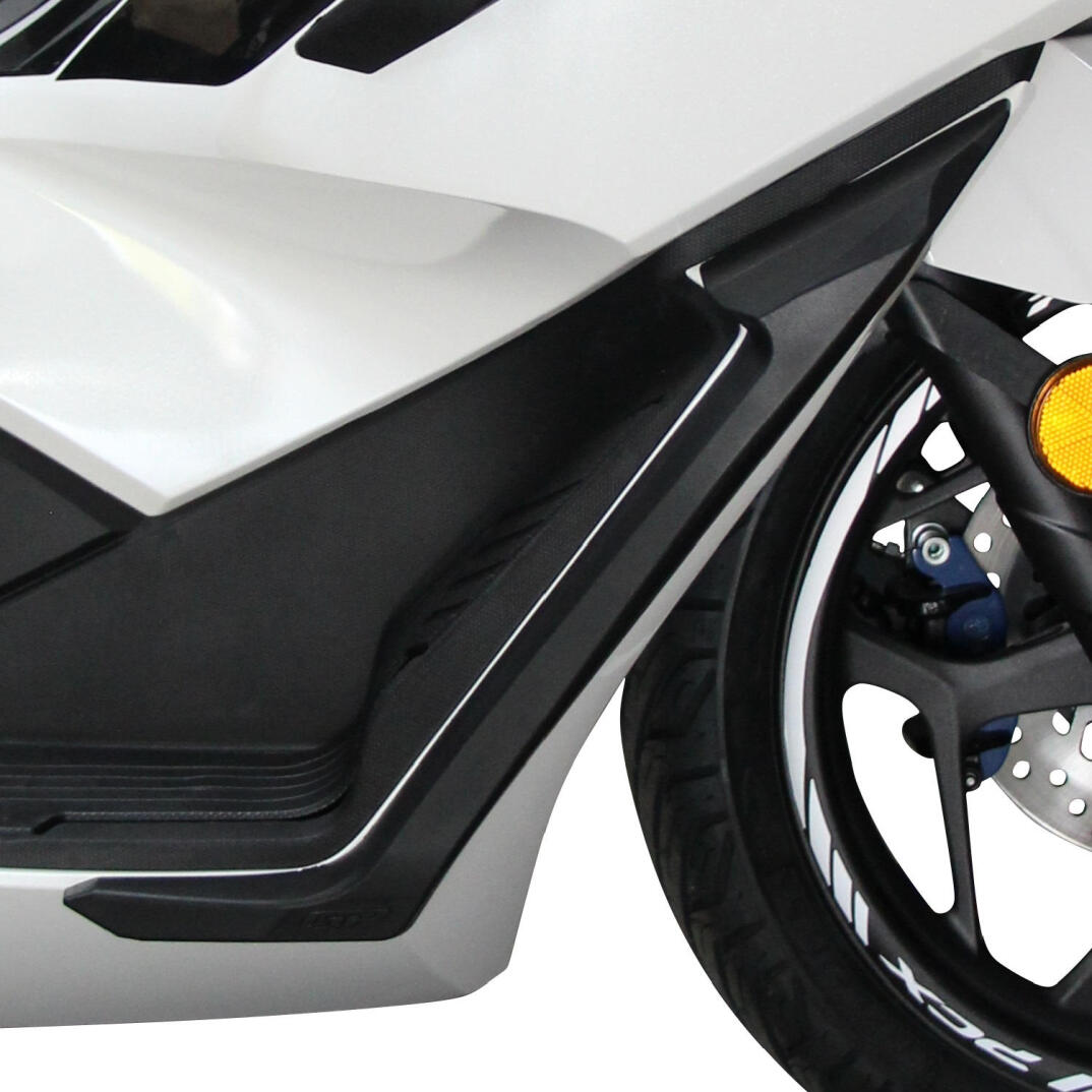 GP Kompozit Honda PCX 125 / 150 2021-2024 Uyumlu Üst/Alt Bacak ve Grenaj Koruma Seti Siyah - 5