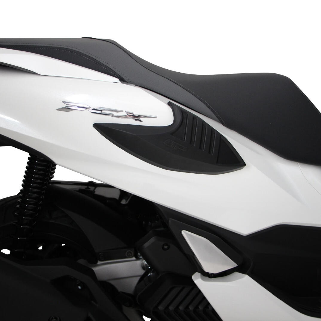GP Kompozit Honda PCX 125 / 150 2021-2024 Uyumlu Üst/Alt Bacak ve Grenaj Koruma Seti Siyah - 7