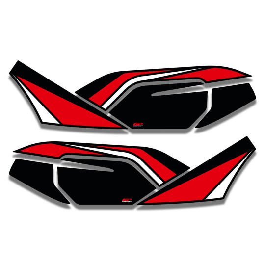 GP Kompozit Honda PCX 125 / 150 2021-2024 Uyumlu Yan Alt Ayak Pad Kırmızı