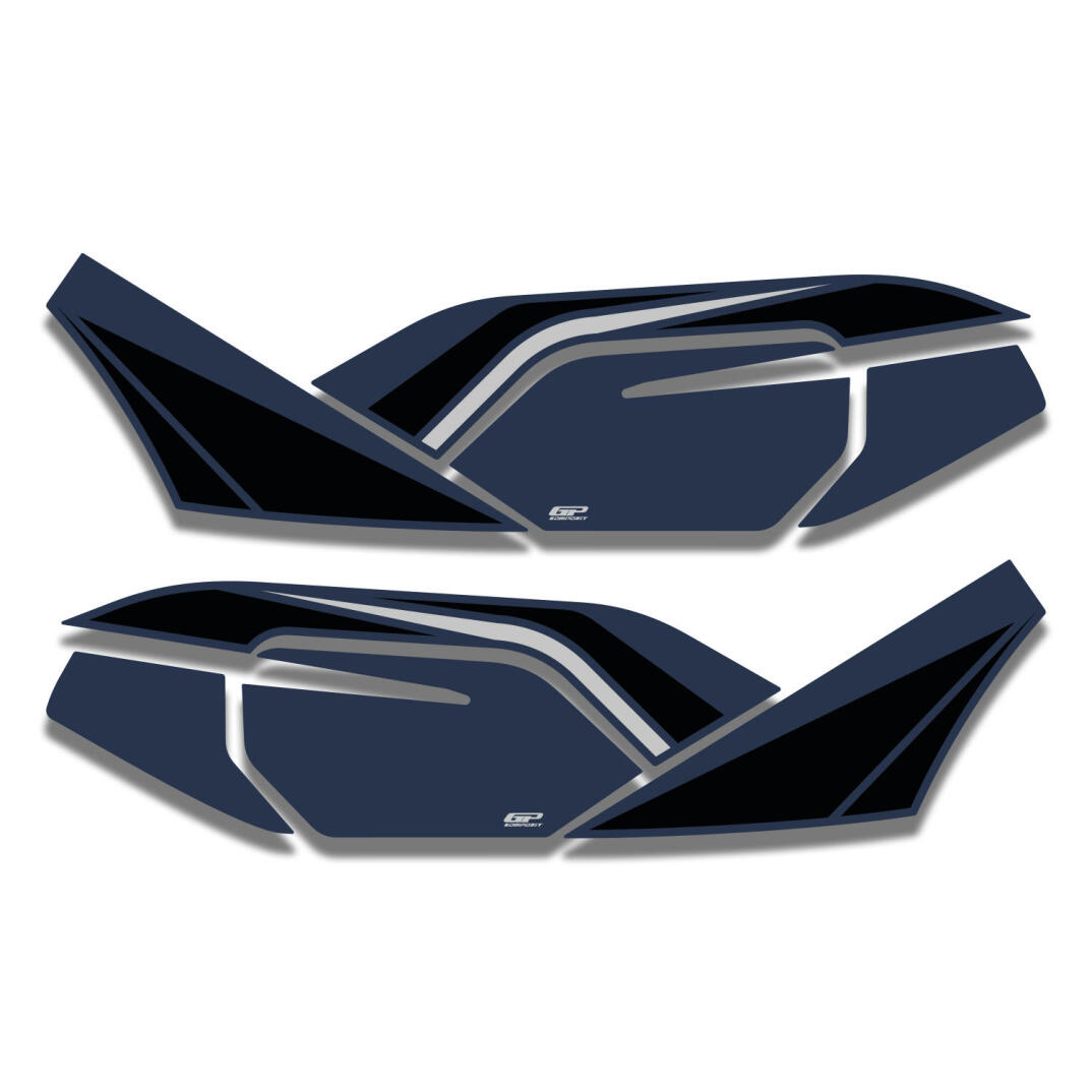 GP Kompozit Honda PCX 125 / 150 2021-2024 Uyumlu Yan Alt Ayak Pad Mavi - 1