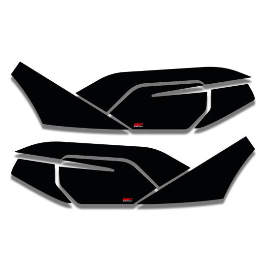 GP Kompozit Honda PCX 125 / 150 2021-2024 Uyumlu Yan Alt Ayak Pad Siyah