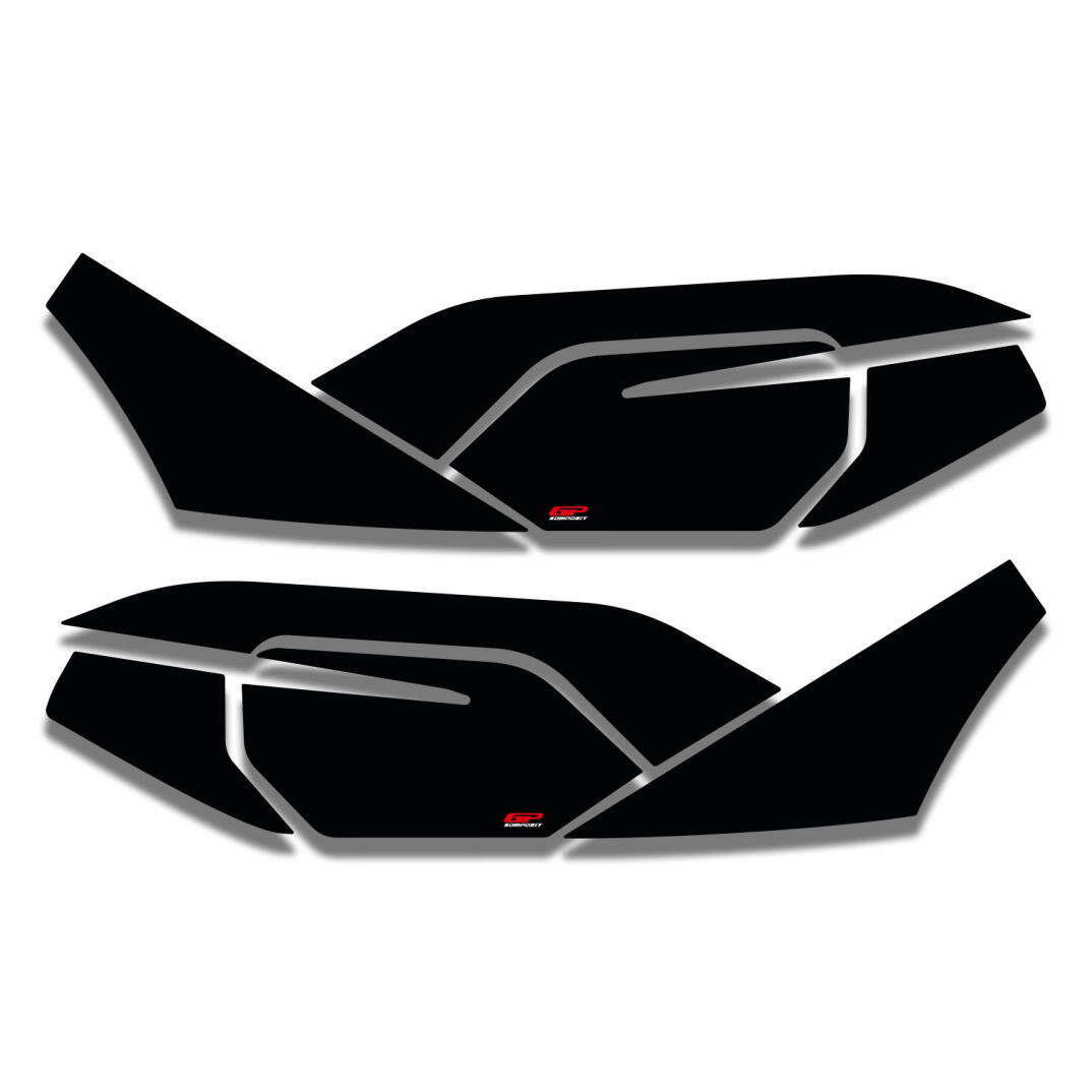 GP Kompozit Honda PCX 125 / 150 2021-2024 Uyumlu Yan Alt Ayak Pad Siyah - 1