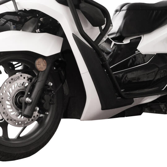 GP Kompozit Honda PCX 125 / 150 2025-2026 Uyumlu Bacak ve Sele Altı Grenaj Koruma Seti Siyah - 3