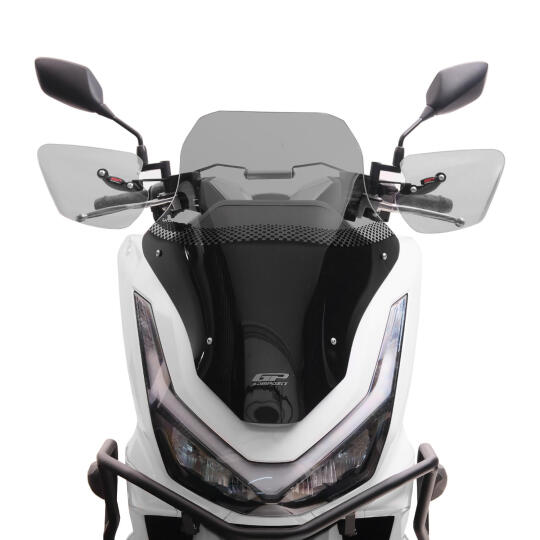 GP Kompozit Honda PCX 125 / 150 2025-2026 Uyumlu Baskılı Ön Cam Füme (1)