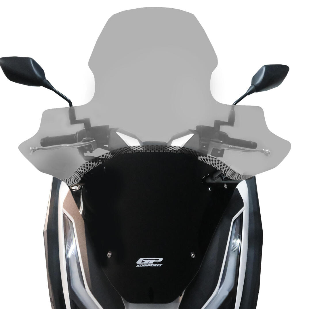 GP Kompozit Honda PCX 125 / 150 2025-2026 Uyumlu Elcikli Ön Cam Füme - 2