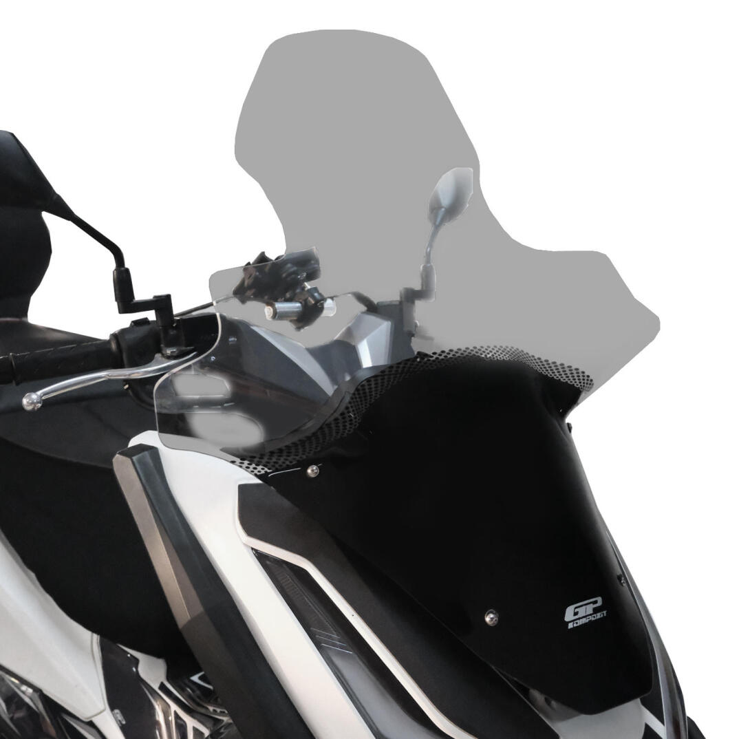 GP Kompozit Honda PCX 125 / 150 2025-2026 Uyumlu Elcikli Ön Cam Füme - 3