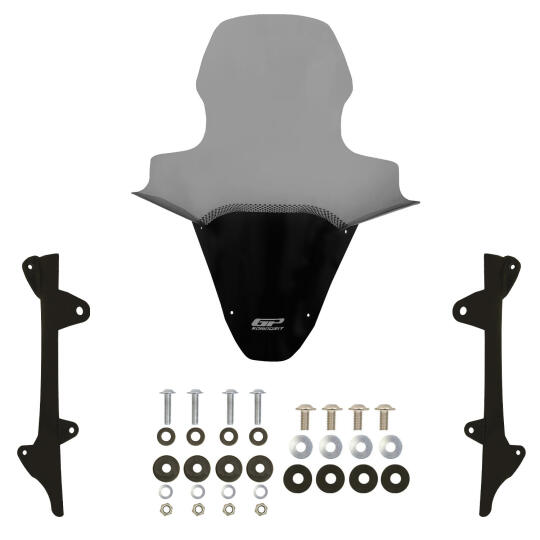 GP Kompozit Honda PCX 125 / 150 2025-2026 Uyumlu Elcikli Ön Cam Füme - 6