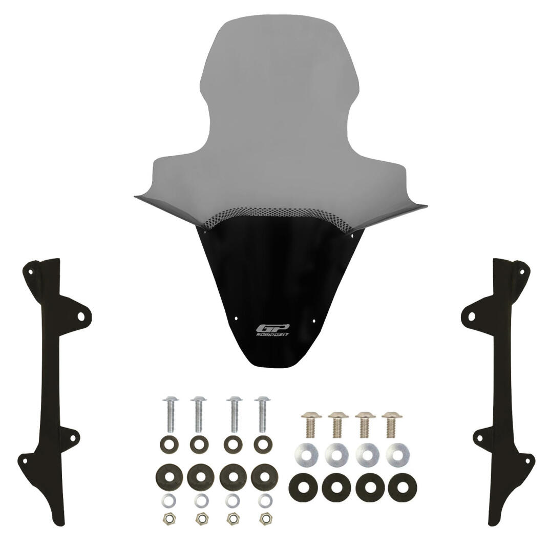 GP Kompozit Honda PCX 125 / 150 2025-2026 Uyumlu Elcikli Ön Cam Füme - 6
