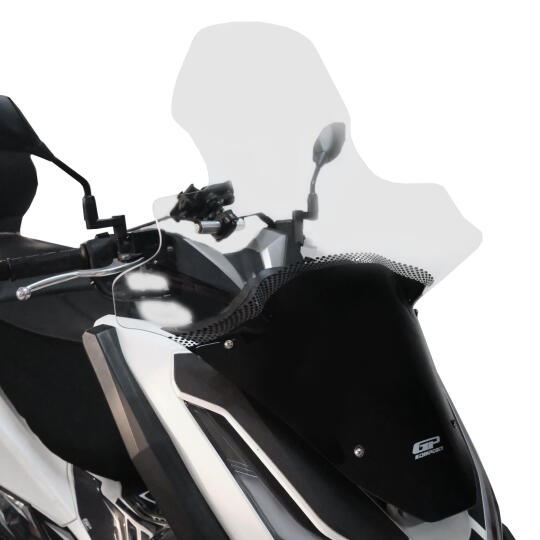 GP Kompozit Honda PCX 125 / 150 2025-2026 Uyumlu Elcikli Ön Cam Şeffaf - 3