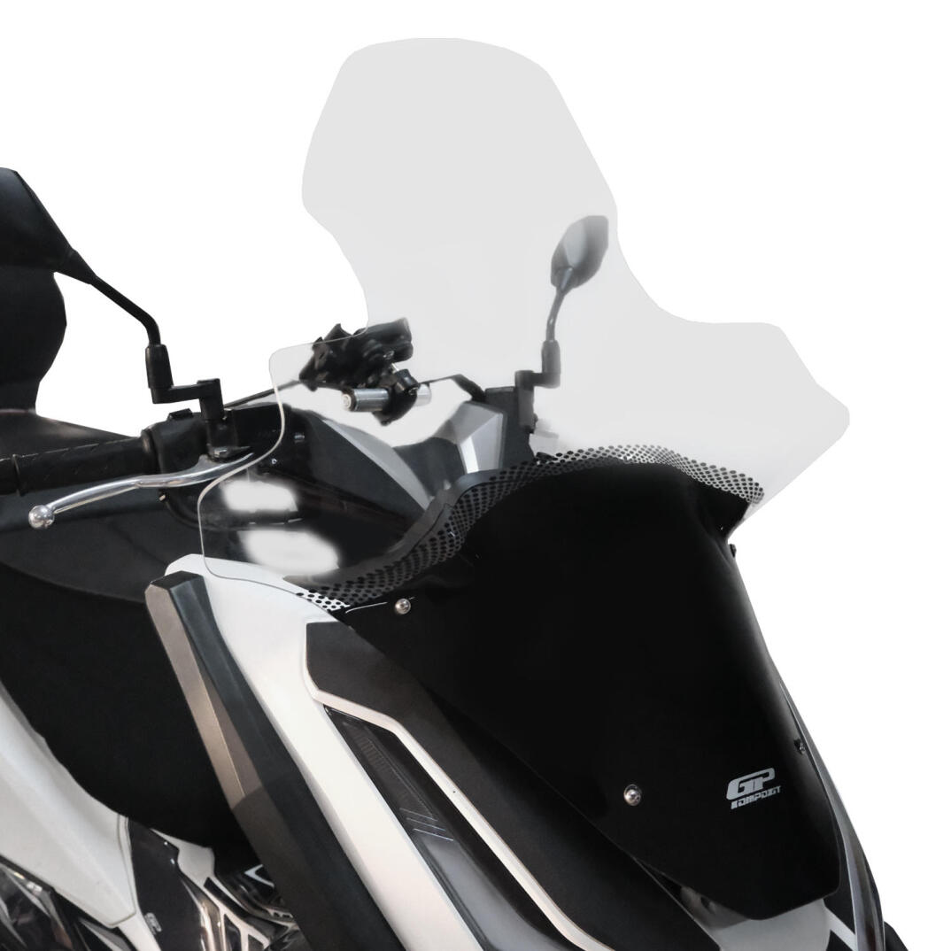 GP Kompozit Honda PCX 125 / 150 2025-2026 Uyumlu Elcikli Ön Cam Şeffaf - 3