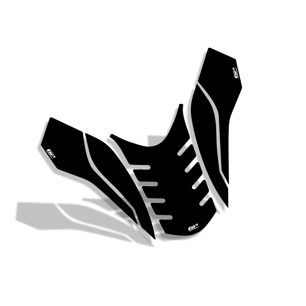 GP Kompozit Honda PCX 125 / 150 2025-2026 Uyumlu Ön Çamurluk Pad Siyah - 2