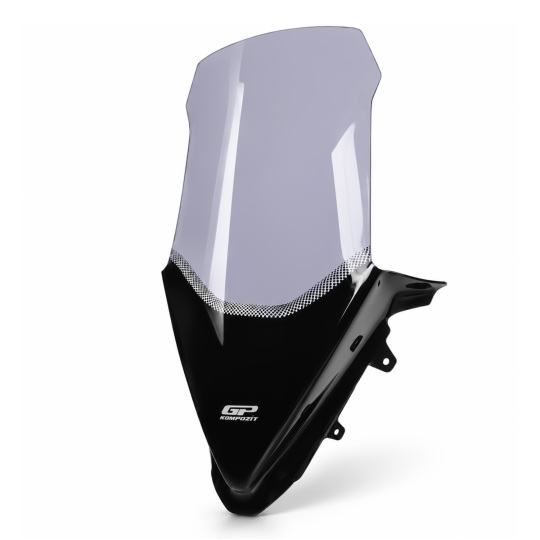GP Kompozit Honda PCX 125 / 150 2025-2026 Uyumlu Orijinal Bağlantılı Baskılı Ön Tur Camı Füme - 5