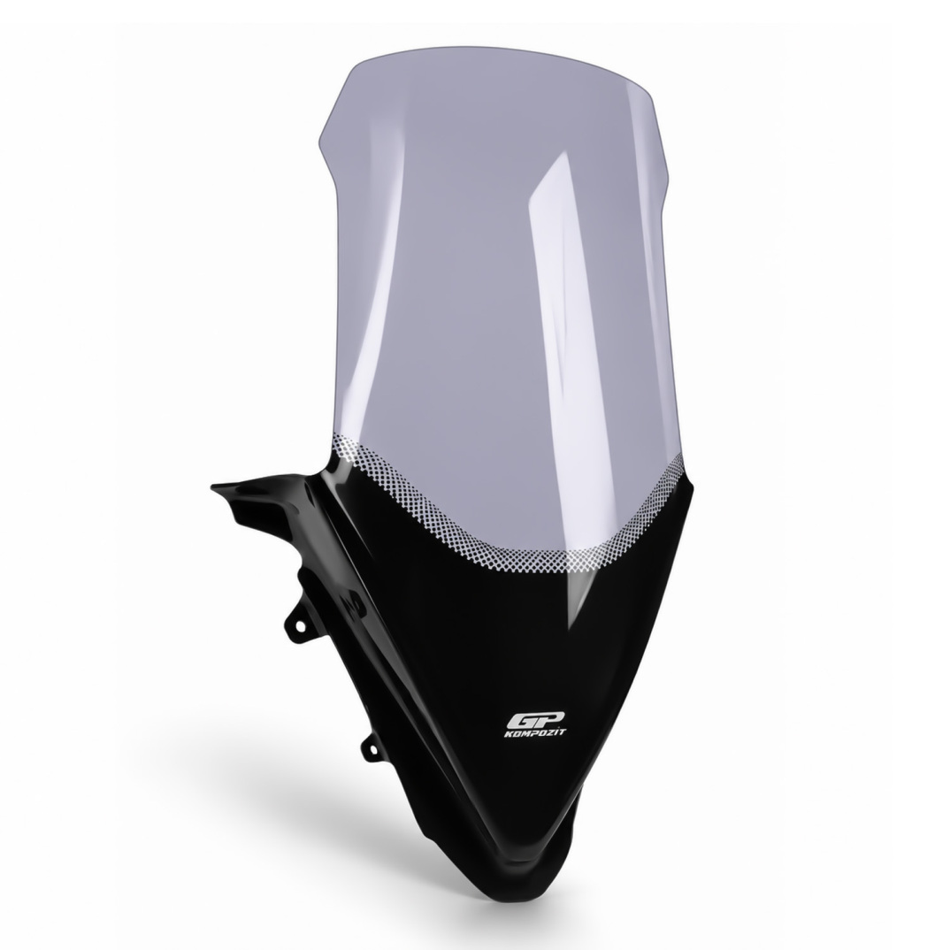 GP Kompozit Honda PCX 125 / 150 2025-2026 Uyumlu Orijinal Bağlantılı Baskılı Ön Tur Camı Füme - 6