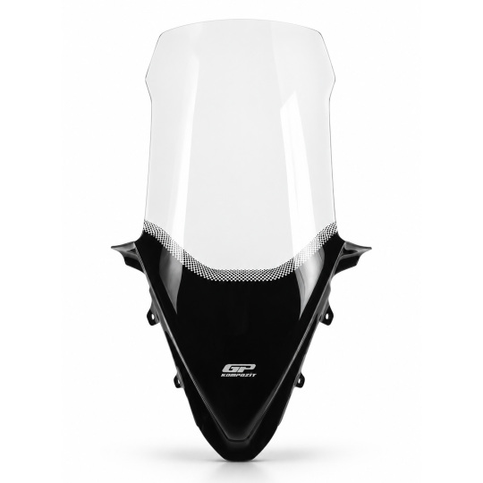 GP Kompozit Honda PCX 125 / 150 2025-2026 Uyumlu Orijinal Bağlantılı Baskılı Ön Tur Camı Şeffaf 