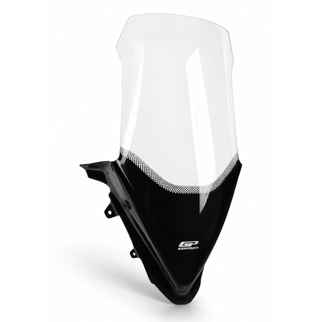GP Kompozit Honda PCX 125 / 150 2025-2026 Uyumlu Orijinal Bağlantılı Baskılı Ön Tur Camı Şeffaf - 6