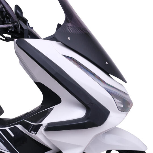 GP Kompozit Honda PCX 125 / 150 2025-2026 Uyumlu Üst Bacak Koruma Siyah (1)