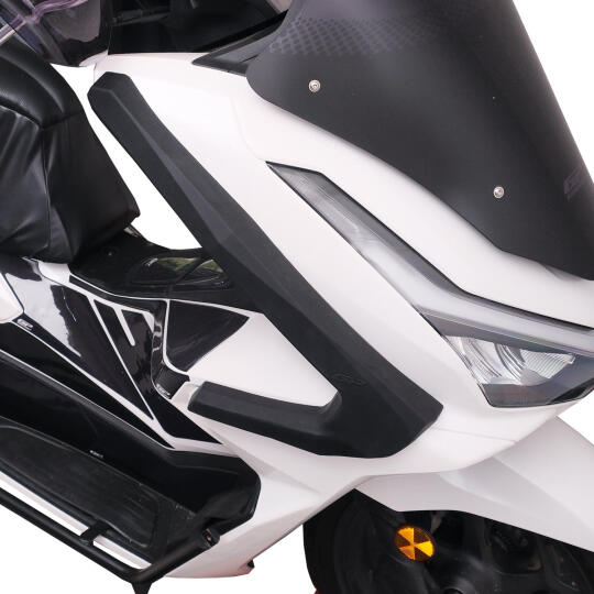 GP Kompozit Honda PCX 125 / 150 2025-2026 Uyumlu Üst Bacak Koruma Siyah - 3
