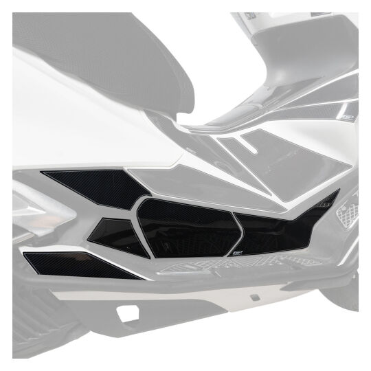 GP Kompozit Honda PCX 125 / 150 2025-2026 Uyumlu Yan Alt Ayak Pad Karbon - 3