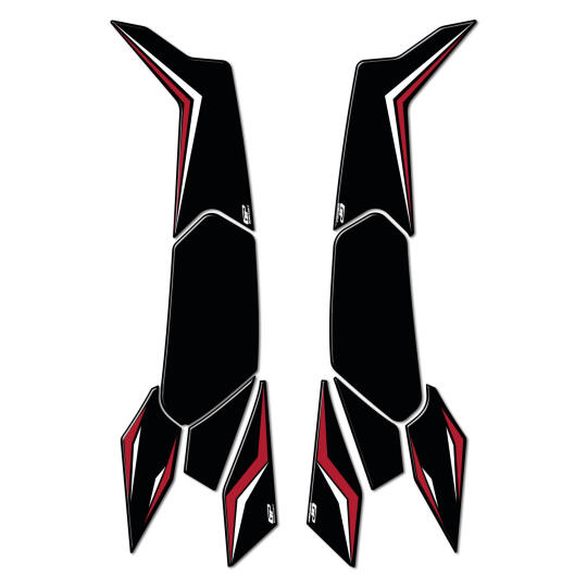 GP Kompozit Honda PCX 125 / 150 2025-2026 Uyumlu Yan Alt Ayak Pad Kırmızı