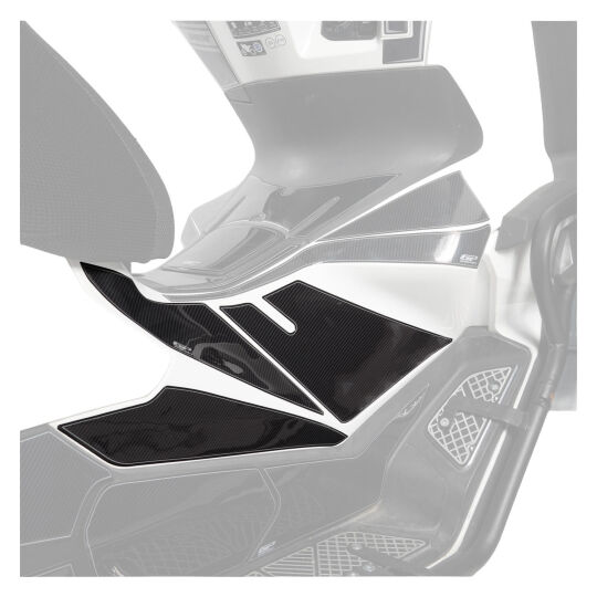 GP Kompozit Honda PCX 125 / 150 2025-2026 Uyumlu Yan Ayak Pad Karbon (1)