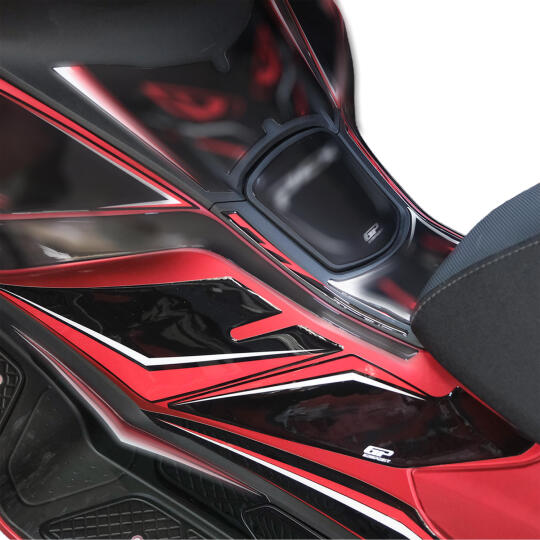 GP Kompozit Honda PCX 125 / 150 2025-2026 Uyumlu Yan Ayak Pad Kırmızı - 2
