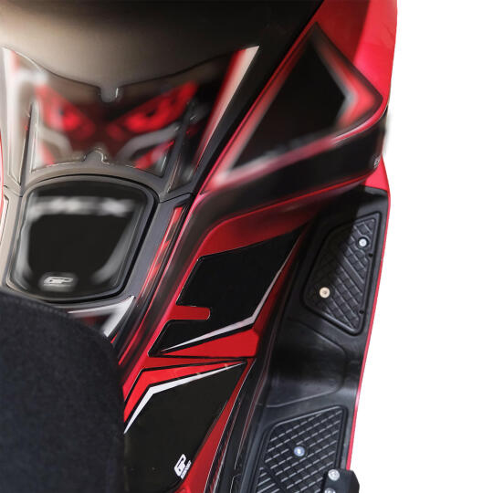 GP Kompozit Honda PCX 125 / 150 2025-2026 Uyumlu Yan Ayak Pad Kırmızı - 3