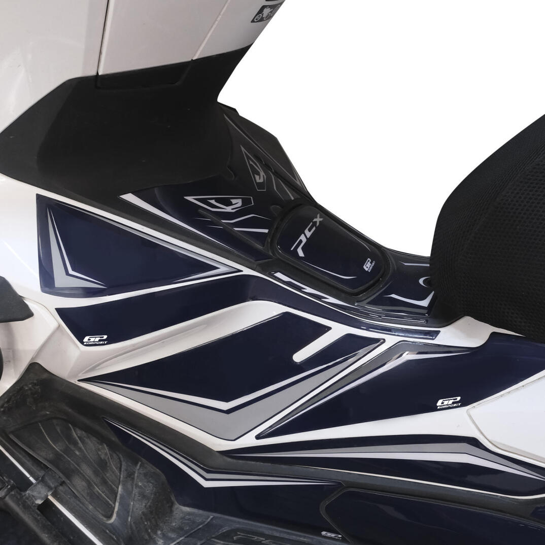 GP Kompozit Honda PCX 125 / 150 2025-2026 Uyumlu Yan Ayak Pad Mavi - 2