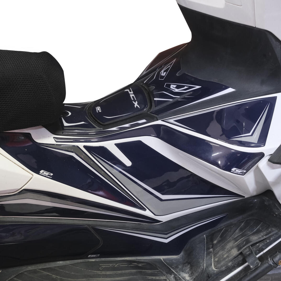 GP Kompozit Honda PCX 125 / 150 2025-2026 Uyumlu Yan Ayak Pad Mavi - 3