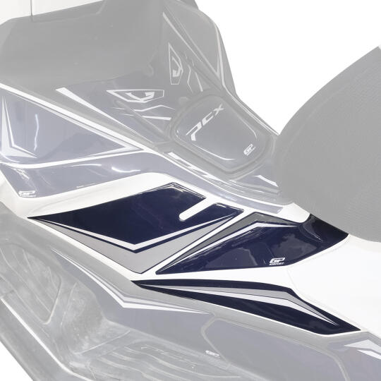 GP Kompozit Honda PCX 125 / 150 2025-2026 Uyumlu Yan Ayak Pad Mavi - 4