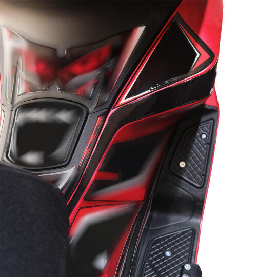 GP Kompozit Honda PCX 125 / 150 2025-2026 Uyumlu Yan Pad Kırmızı - 3