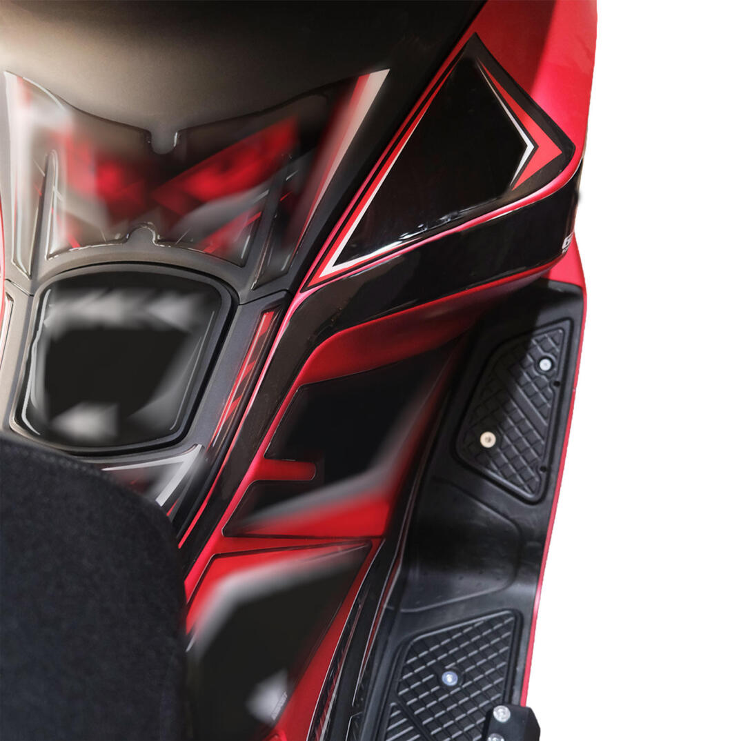 GP Kompozit Honda PCX 125 / 150 2025-2026 Uyumlu Yan Pad Kırmızı - 3