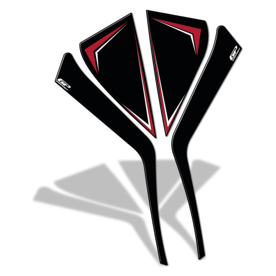 GP Kompozit Honda PCX 125 / 150 2025-2026 Uyumlu Yan Pad Kırmızı - 5