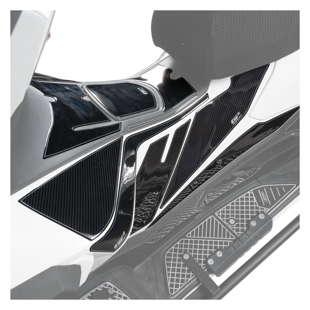 GP Kompozit Honda PCX 125 / 150 2025-2026 Uyumlu Yeni Seri Full Tank Pad Seti Karbon - 3
