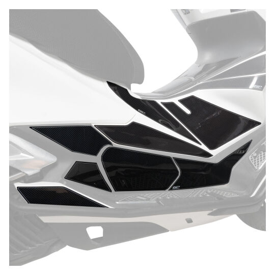 GP Kompozit Honda PCX 125 / 150 2025-2026 Uyumlu Yeni Seri Full Tank Pad Seti Karbon - 4
