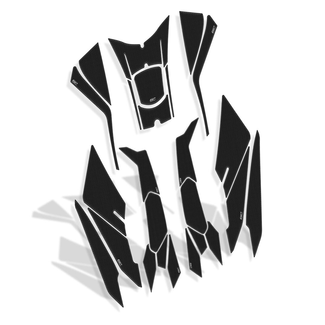 GP Kompozit Honda PCX 125 / 150 2025-2026 Uyumlu Yeni Seri Full Tank Pad Seti Karbon - 5