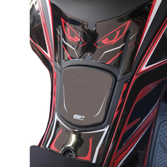 GP Kompozit Honda PCX 125 / 150 2025-2026 Uyumlu Yeni Seri Full Tank Pad Seti Kırmızı - 2